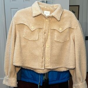Sundays: Cream Sherpa Jacket